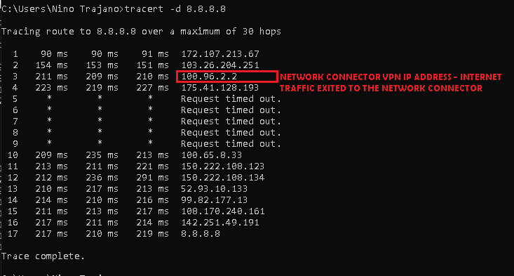 CloudConnexa: Connected WPC User and Host Connector Egress to DigitalOcean  Network Connector Use Cases – OpenVPN Support Center